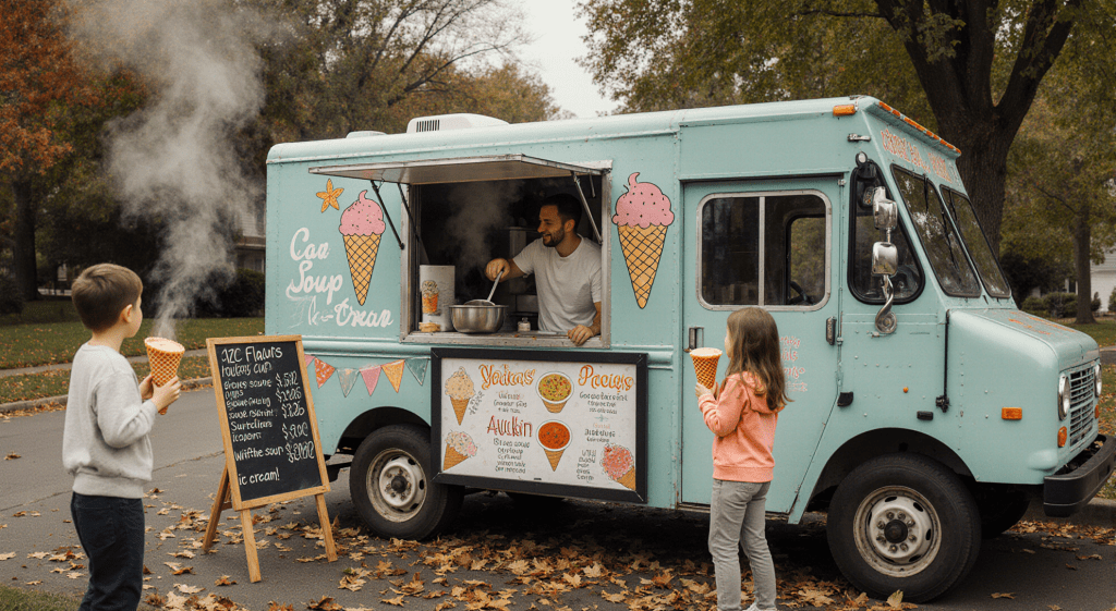 Ice Cream Trucks Now Serve Hot Soup in&nbsp;Cones
