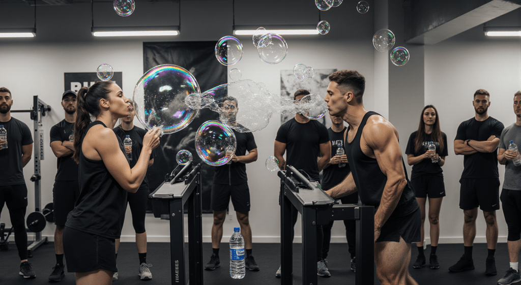 Bubble Blowing Contests Take Over Local&nbsp;Gyms