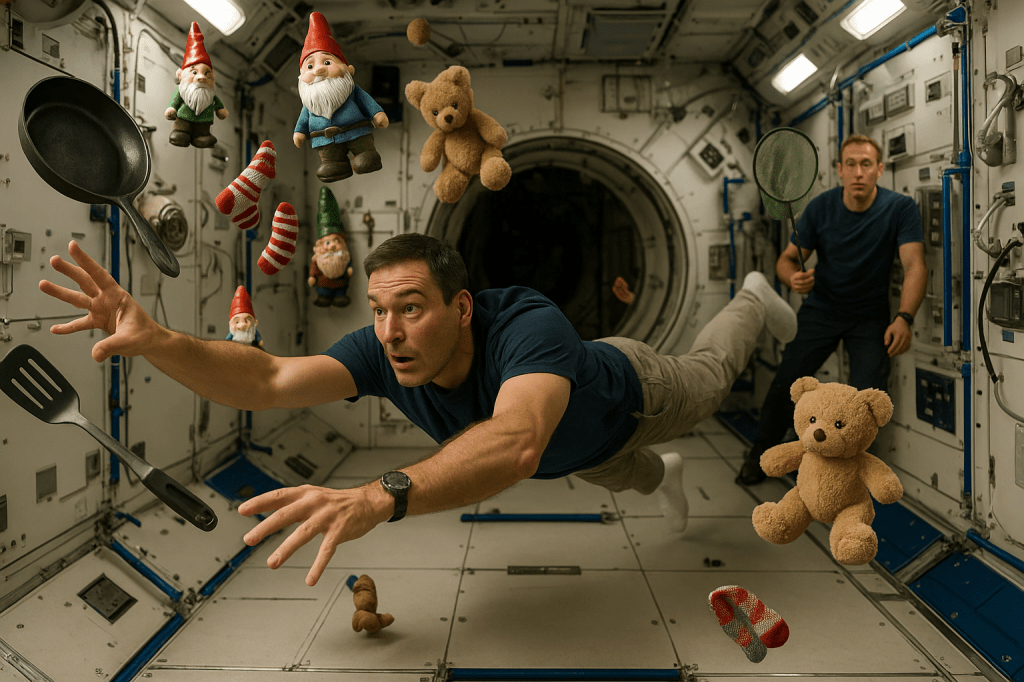 International Space Station Hosts Floating Yard&nbsp;Sale