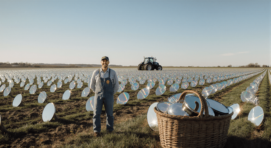 Farmers Celebrate Bumper Crop of Shiny Reflections