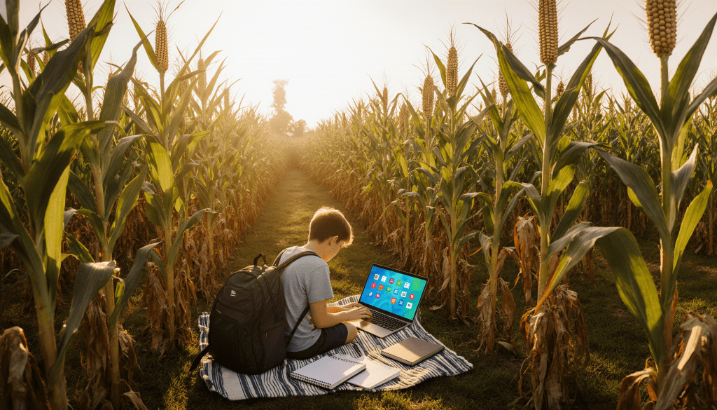 Cornfields Roll Out the Strongest Signal in School