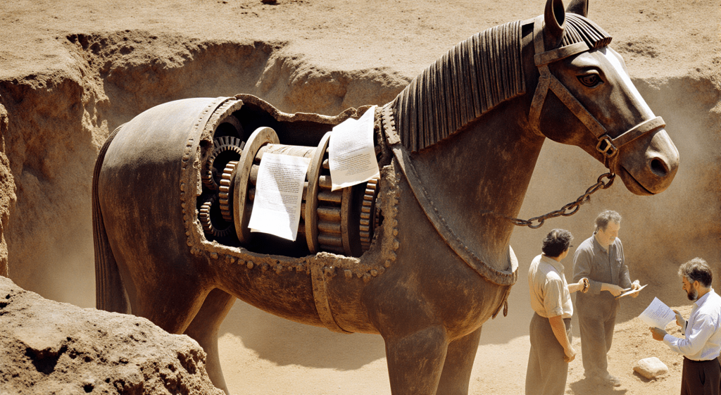 The Trojan Horse Was Actually a Giant Fax&nbsp;Machine