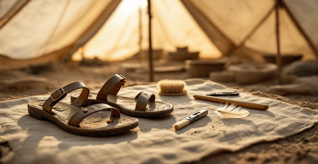 Archaeologists Uncover Encouraging Sandals, Count Steps and Compliments&nbsp;Alike