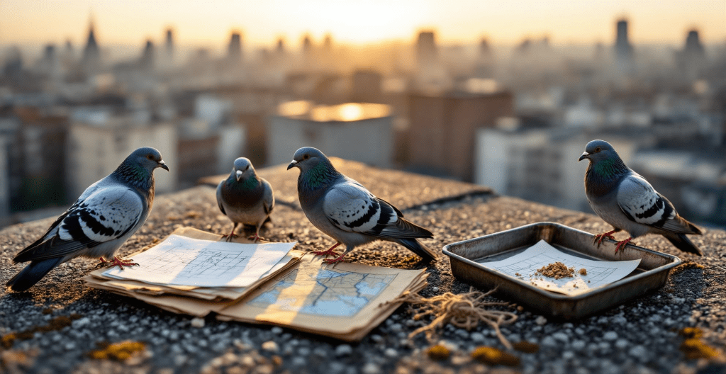 Officials Find Rooftop “Pigeon Ledgers,” Daily Reports Allegedly Judge Hats And Crumb&nbsp;Distribution